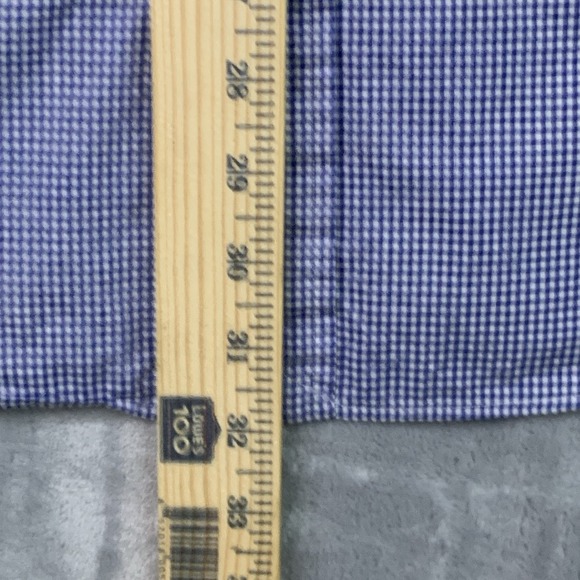 Polo Ralph Lauren Shirt Mens 2XL Blue Gingham Custom Fit Button Down Yellow Pony - Picture 5 of 6